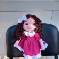 Bambola realizzata a mano - Tecnica Amigurumi