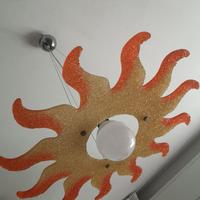 Lampadario a forma di sole