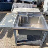 Lavello in acciaio per ristoranti