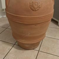 Vaso anfora in terracotta 