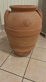 Vaso anfora in terracotta 
