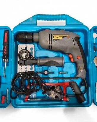 Trapano a percussione Kinzo + custodia + set