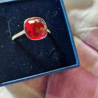 Anello pietra rossa