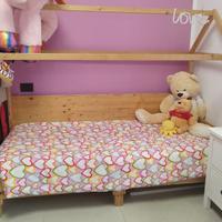 Letto bambini Montessori tipo casetta