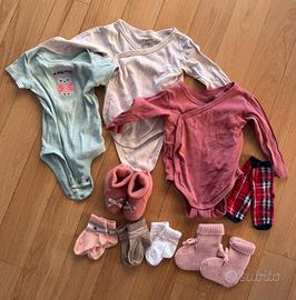 Set intimo neonato 2/6 mesi