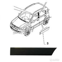Modanatura porta posteriore sx fiat panda 03