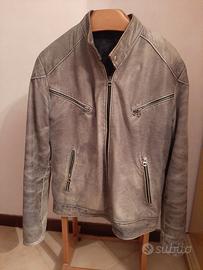 Giubbino biker in pelle VERA