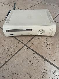 MICROSOFT XBOX 360 14Gb HDD FAT BIANCA  WIRELESS