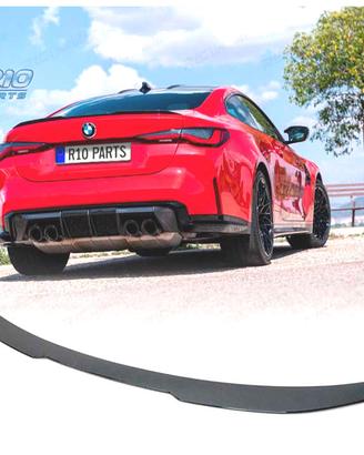 ALETTONE SPOILER BMW G22 LOOK M4 NERO LUCIDO
