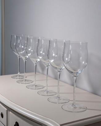 Set 6 Calici da Vino in Cristallo Scherzer 1880 - 