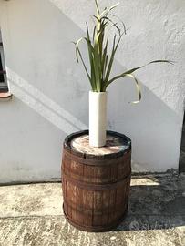 Pianta artificiale con vaso in ceramica