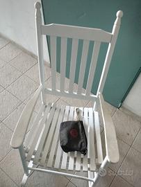 sedia a dondolo shabby 