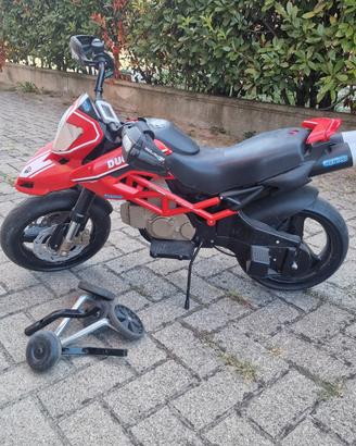 moto elettrica ducati per bambino