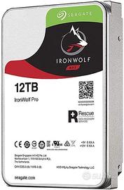 HARD DISK SEAGATE 12TB IronWolf Pro NUOVI