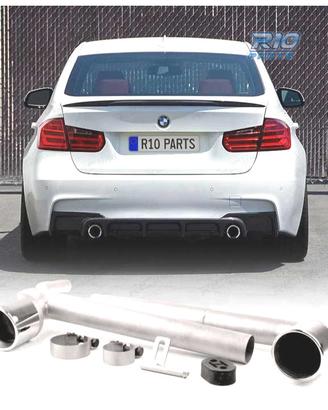 KIT SCARICO CON TERMINALI BMW F30 F31 LOOK M PERFO