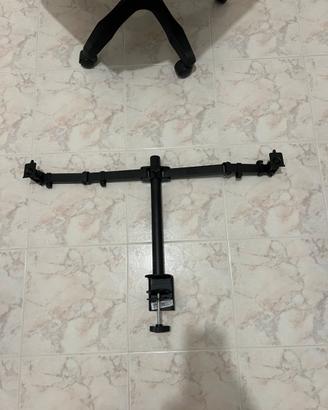 Braccio doppio monitor