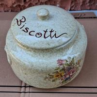 Contenitore Porta Biscotti Dipinto a Mano