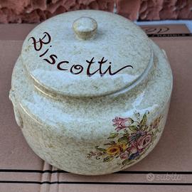 Contenitore Porta Biscotti Dipinto a Mano