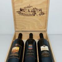 Cassa vino CastelloBanfi doppia verticale 96-97-98