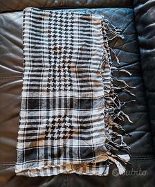 Sciarpa Keffiyeh Kefiah Bianca e Nera