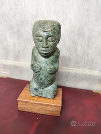 Antica Scultura in pietra verde