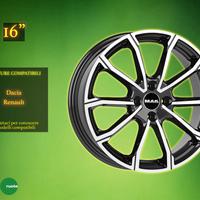 Cerchi in Lega Mak 16" Dacia e Renault