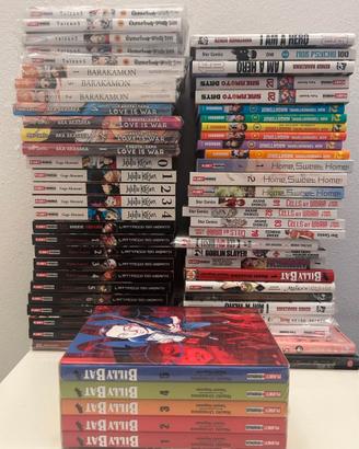 Lotto misto manga giapponesi lingua italiano