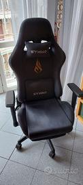 SYMINO SEDIA GAMING PRO IN ALCANTARA