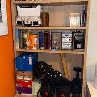 Libreria Moderna con Ripiani Regolabili e Cassetti