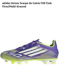 Scarpe da calcio Adidas F50 viola/verdi