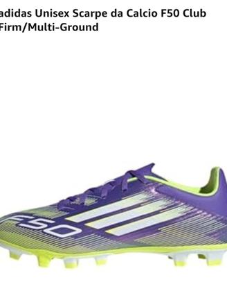 Scarpe da calcio Adidas F50 viola/verdi