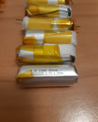 Batterie LiPo LiIon 3,7v 500mwh 13350 1,85Wh litio