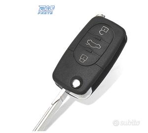 ALLOGGIAMENTO CHIAVE AUDI QUADRATA 3 PULSANTI CON 