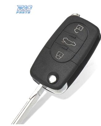ALLOGGIAMENTO CHIAVE AUDI QUADRATA 3 PULSANTI CON 