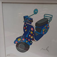 Marco Lodola - "Vespa" - Serigrafia Firmata