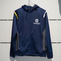 Felpa con Zip e Cappuccio Husqvarna Team Zip Blu U