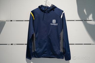 Felpa con Zip e Cappuccio Husqvarna Team Zip Blu U