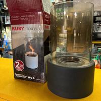 Biocamino da tavolo da arredo ad etanolo