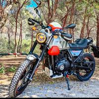 faro moto Royal Enfield 411 scram
