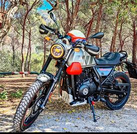 faro moto Royal Enfield 411 scram