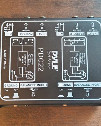 DI Box Stereo Passiva