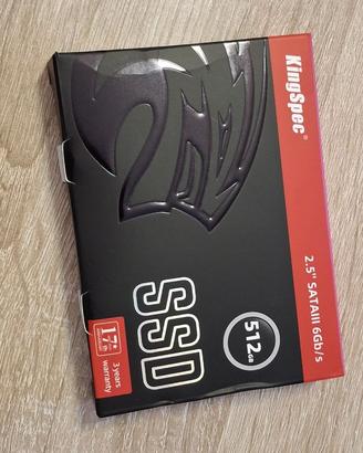 512GB SSD SATA III 6Gb/s 2.5" Unità a stato solido