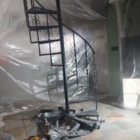 scala a chiocciola in ferro 