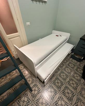 Letto Ikea con letto estraibile 90x200
