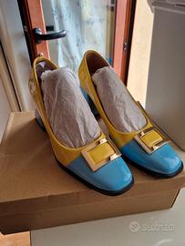 décolleté donna bicolore