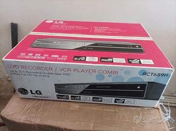LG RCT689H combo Vhs Dvd rdcorder HDMI