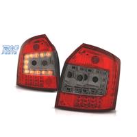 FANALI A LED AUDI A4 B6 AVANT 00-04 ROSSO AFFUMICA