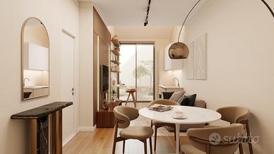 Bilocale con Patio/Giardino privato di 20mq