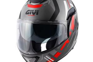 CASCO MODULARE MOTO GIVI X30 ROSSO REVERSIBILE