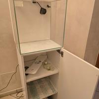 Acquario KUBIC cm 40 X cm 40 con Vano Filtro, L.64